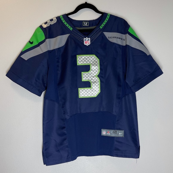 Nike Other - Nike Seattle Seahawks Russell Wilson #3 Home Game Jersey NFL Size M Men’s